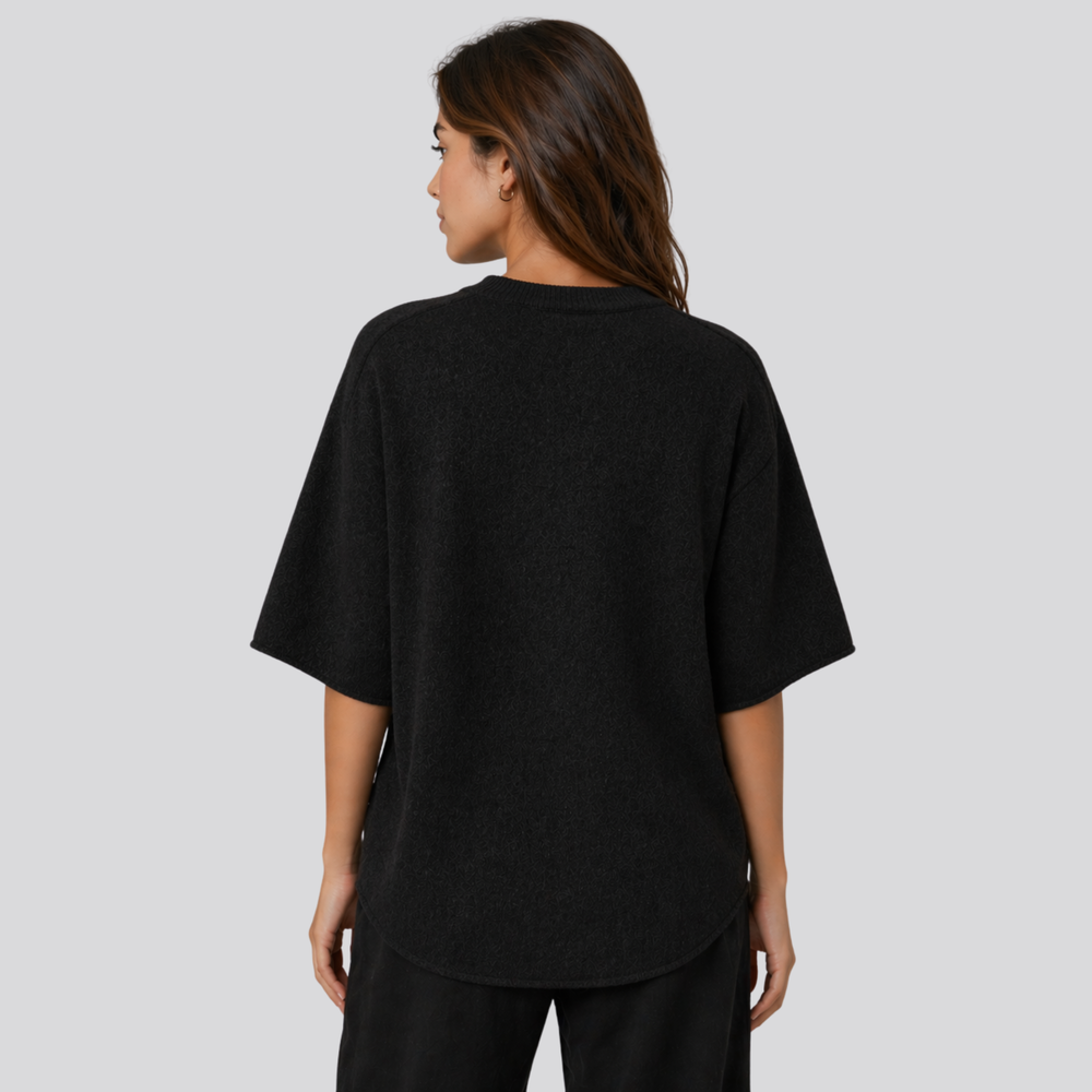 CILVELLA — Merino Wool Oversized T-Shirt