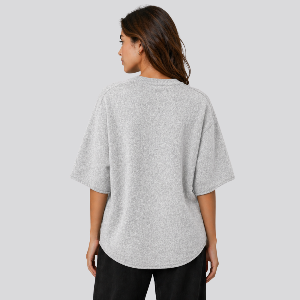 CILVELLA — Merino Wool Oversized T-Shirt
