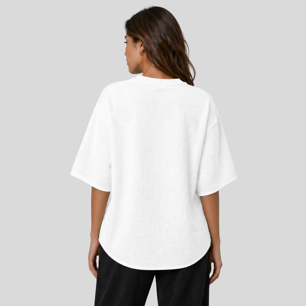 CILVELLA — Merino Wool Oversized T-Shirt