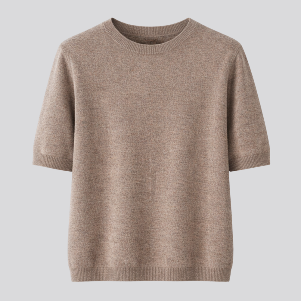 CILVELLA — Wool Round Neck T-Shirt