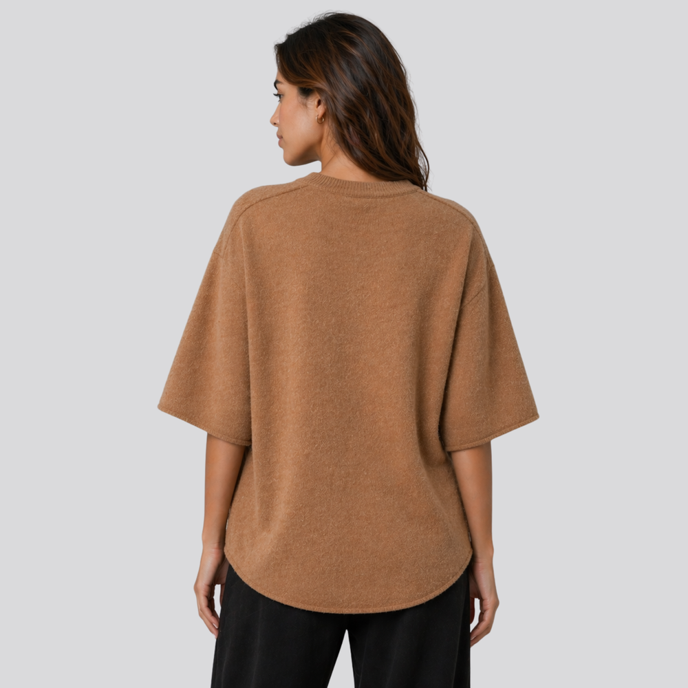 CILVELLA — Merino Wool Oversized T-Shirt