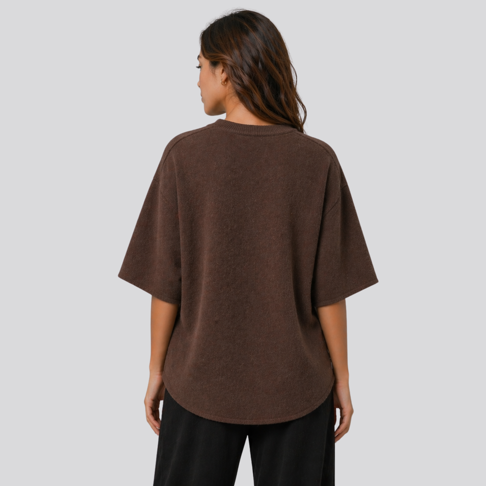 CILVELLA — Merino Wool Oversized T-Shirt