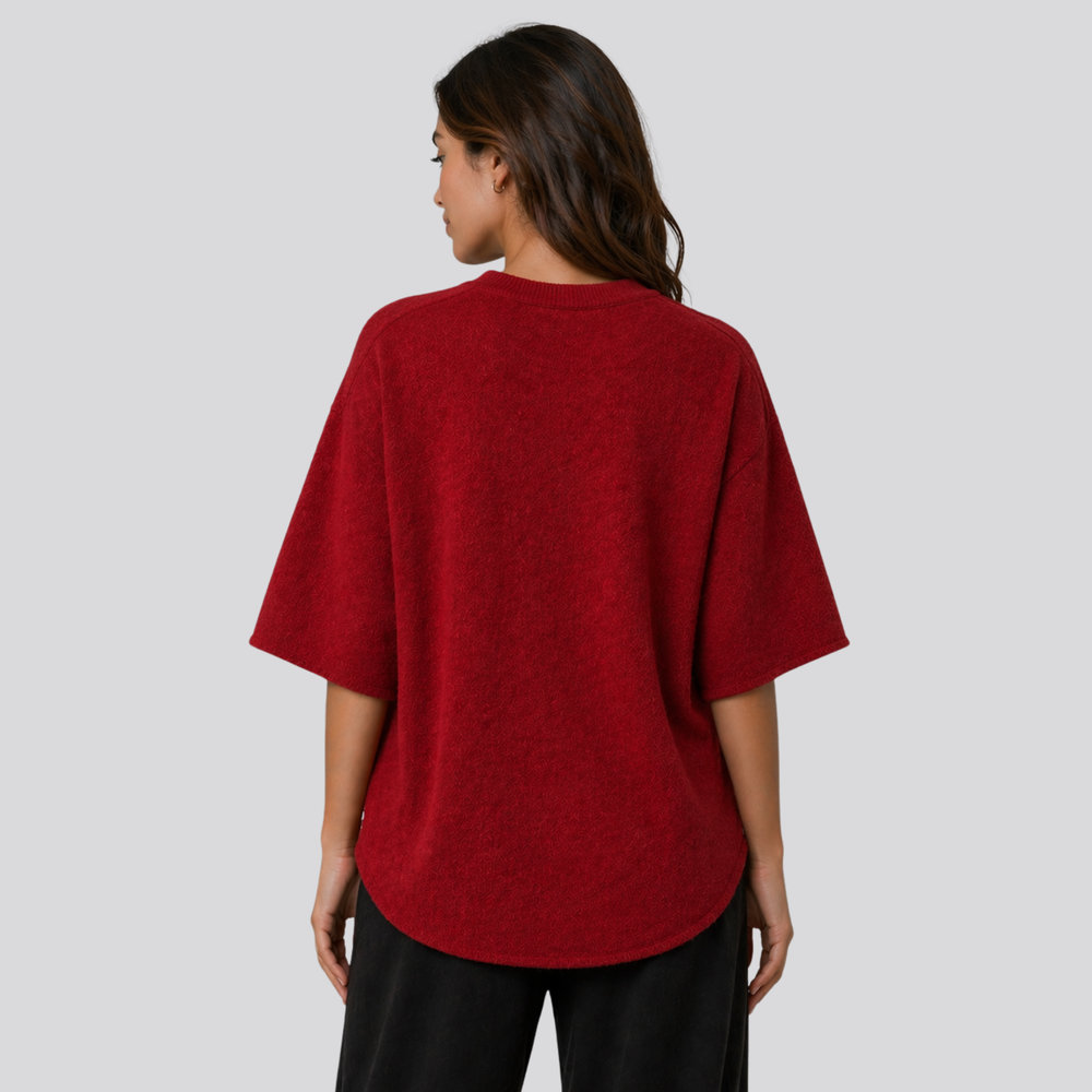 CILVELLA — Merino Wool Oversized T-Shirt