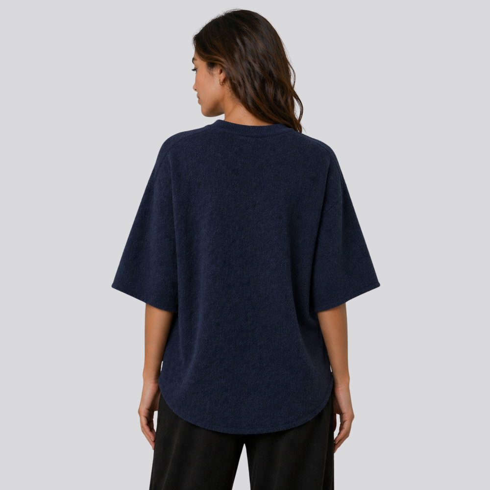 CILVELLA — Merino Wool Oversized T-Shirt