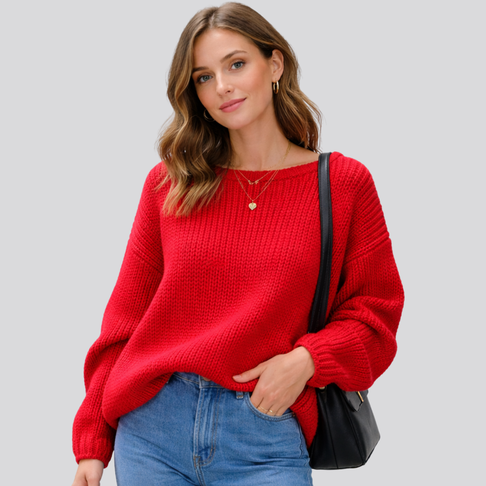 CILVELLA — Merino Wool Oversized Knit Sweater