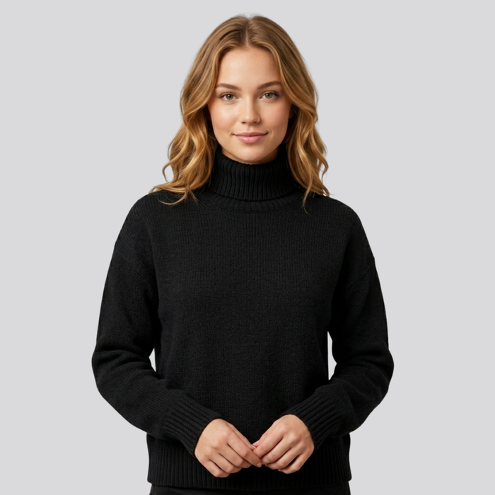 CILVELLA — Merino Wool Women’s Turtleneck Sweater