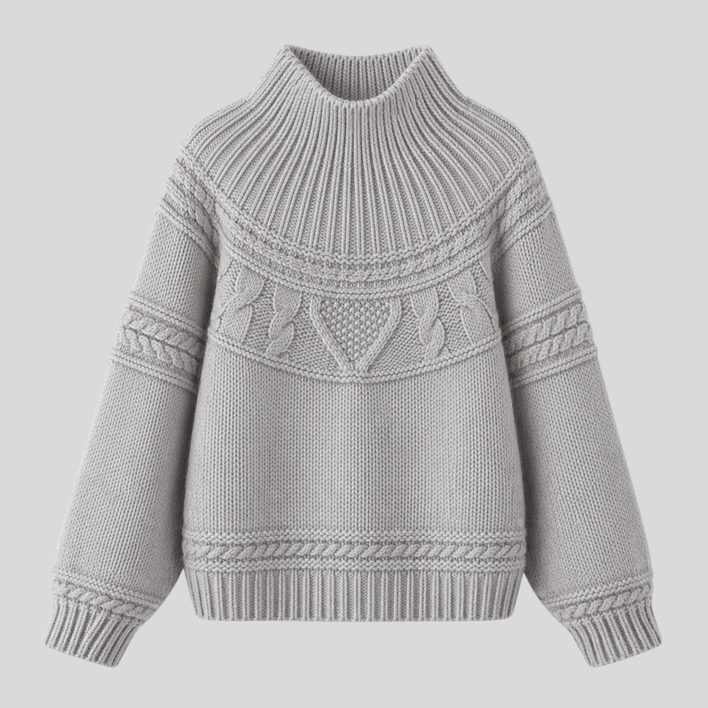 CILVELLA — Bohemian Style Round Neck Knit Sweater