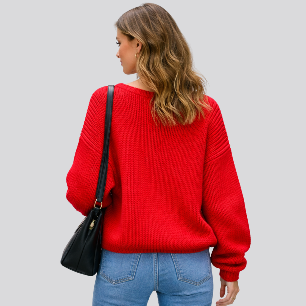 CILVELLA — Merino Wool Oversized Knit Sweater