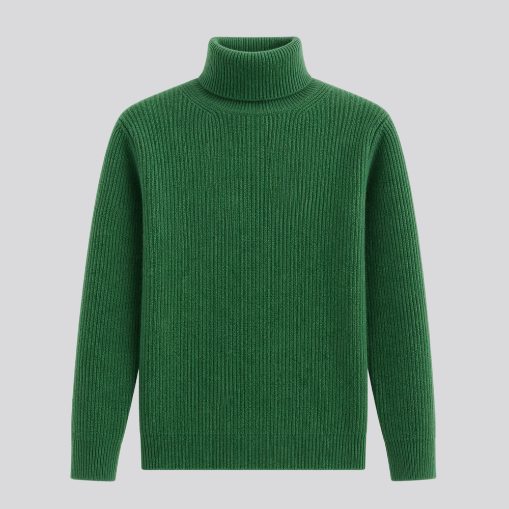 CILVELLA — Merino Wool Oversized Turtleneck Sweater