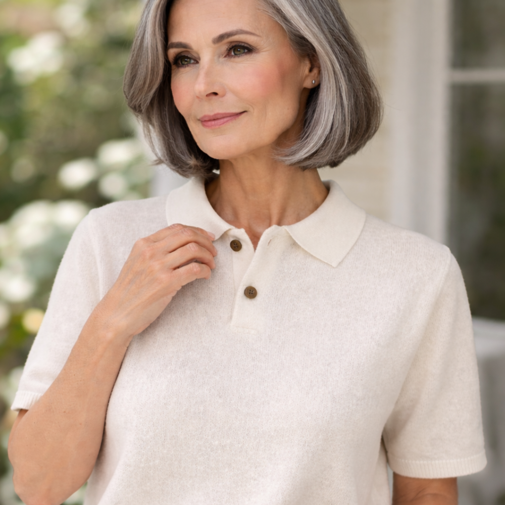 CILVELLA — Merino Wool Women’s Knit Polo