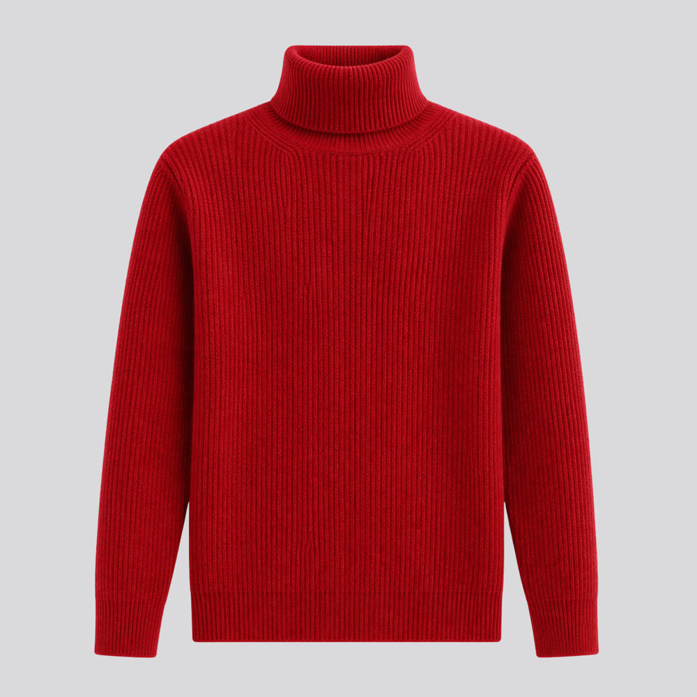 CILVELLA — Merino Wool Oversized Turtleneck Sweater