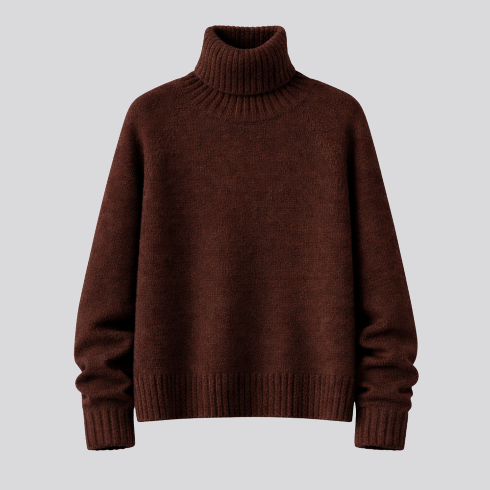CILVELLA — Merino Wool Turtleneck Sweater