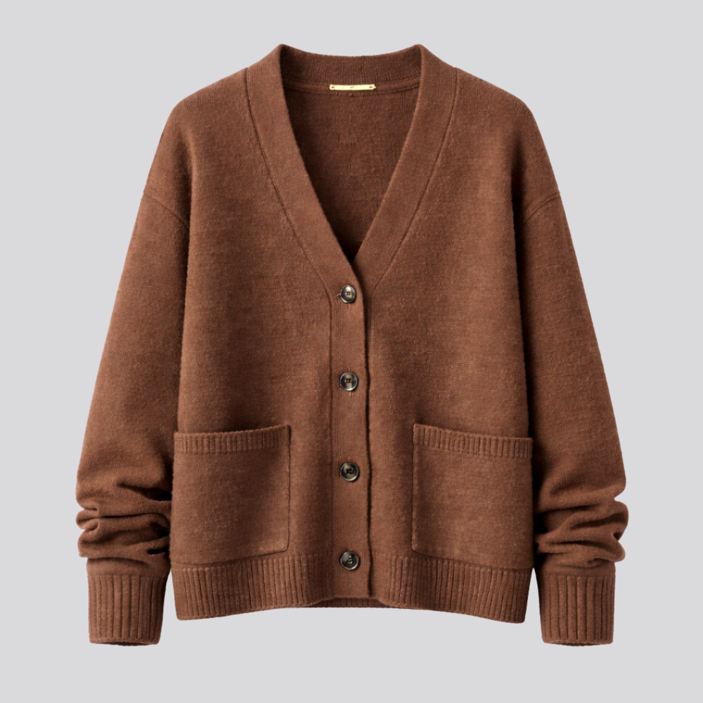 CILVELLA — Merino Wool Classic Cardigan