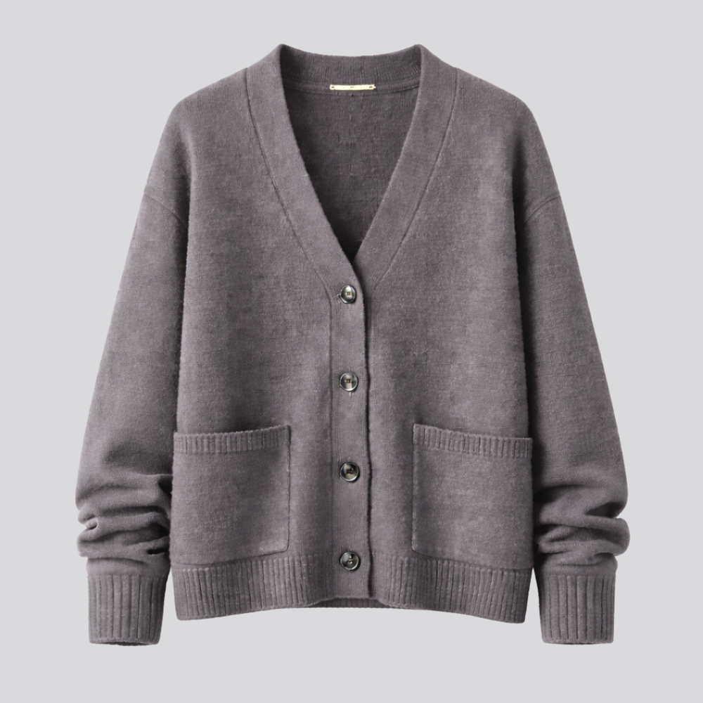 CILVELLA — Merino Wool Classic Cardigan