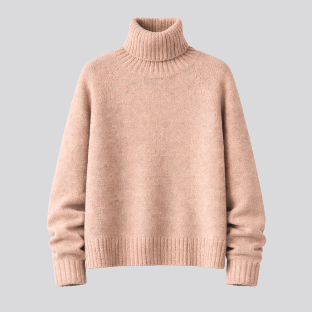 CILVELLA — Merino Wool Turtleneck Sweater