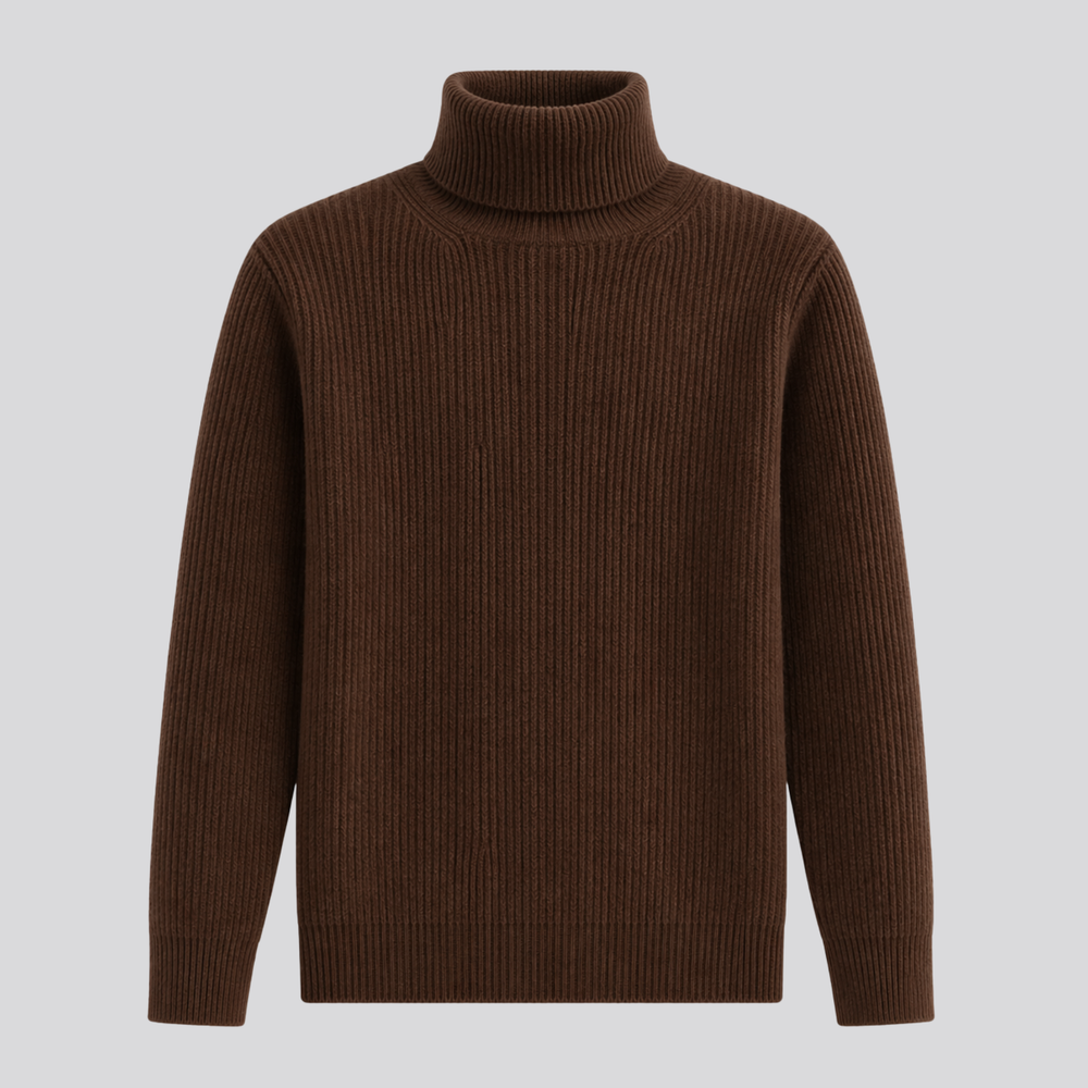 CILVELLA — Merino Wool Oversized Turtleneck Sweater