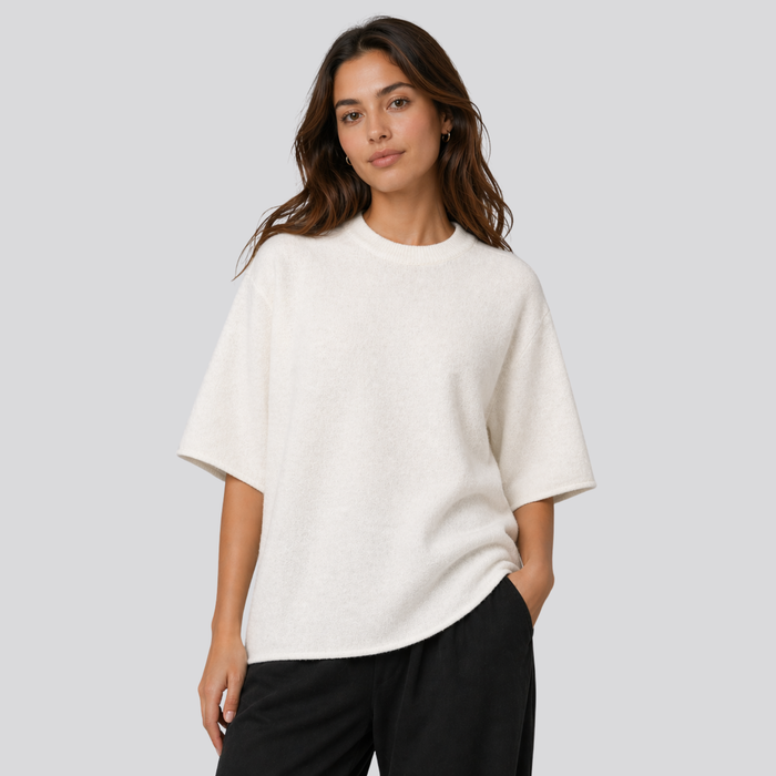 CILVELLA — Merino Wool Oversized T-Shirt