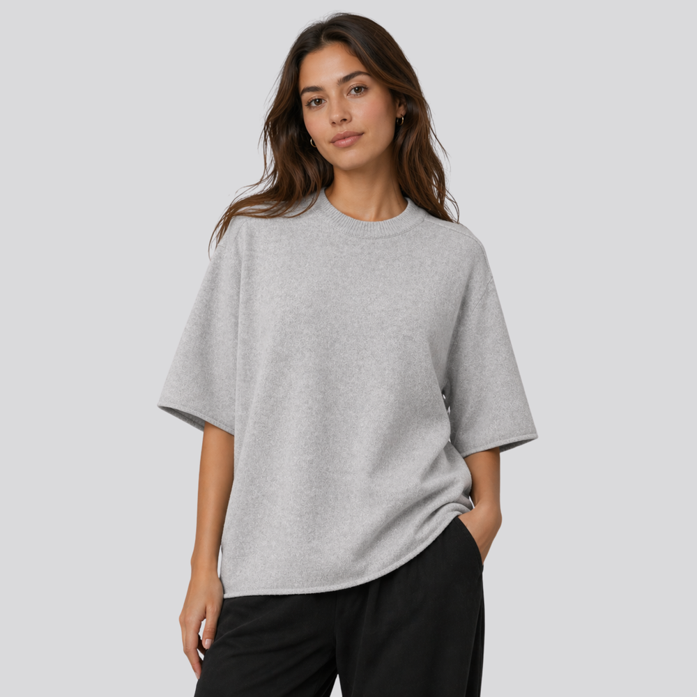 CILVELLA — Merino Wool Oversized T-Shirt