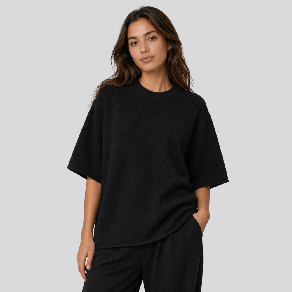 CILVELLA — Merino Wool Oversized T-Shirt