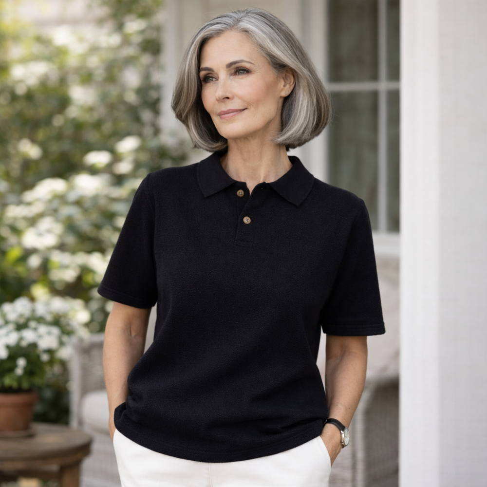 CILVELLA — Merino Wool Women’s Knit Polo