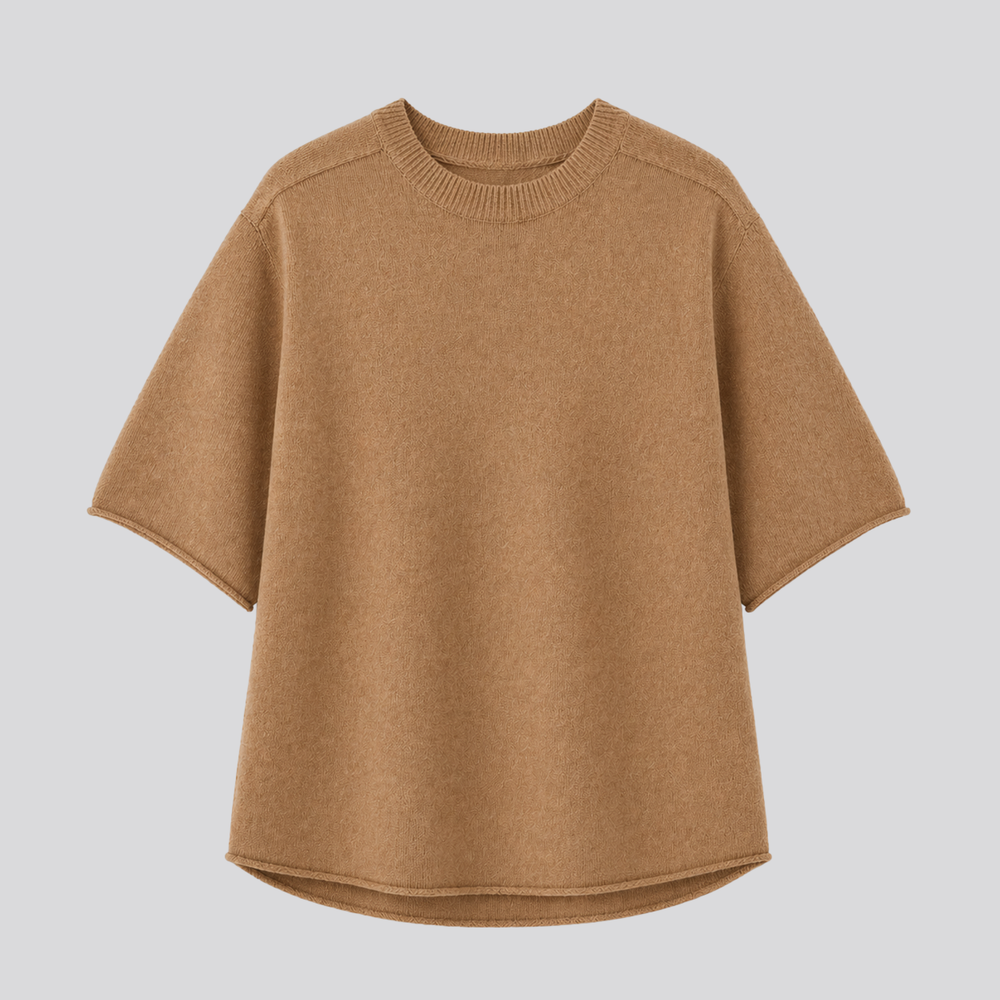 CILVELLA — Merino Wool Oversized T-Shirt