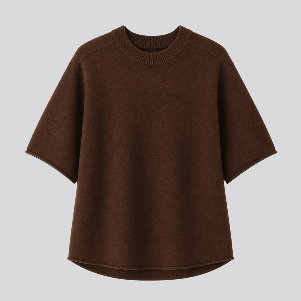 CILVELLA — Merino Wool Oversized T-Shirt