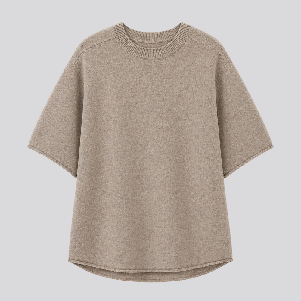 CILVELLA — Merino Wool Oversized T-Shirt